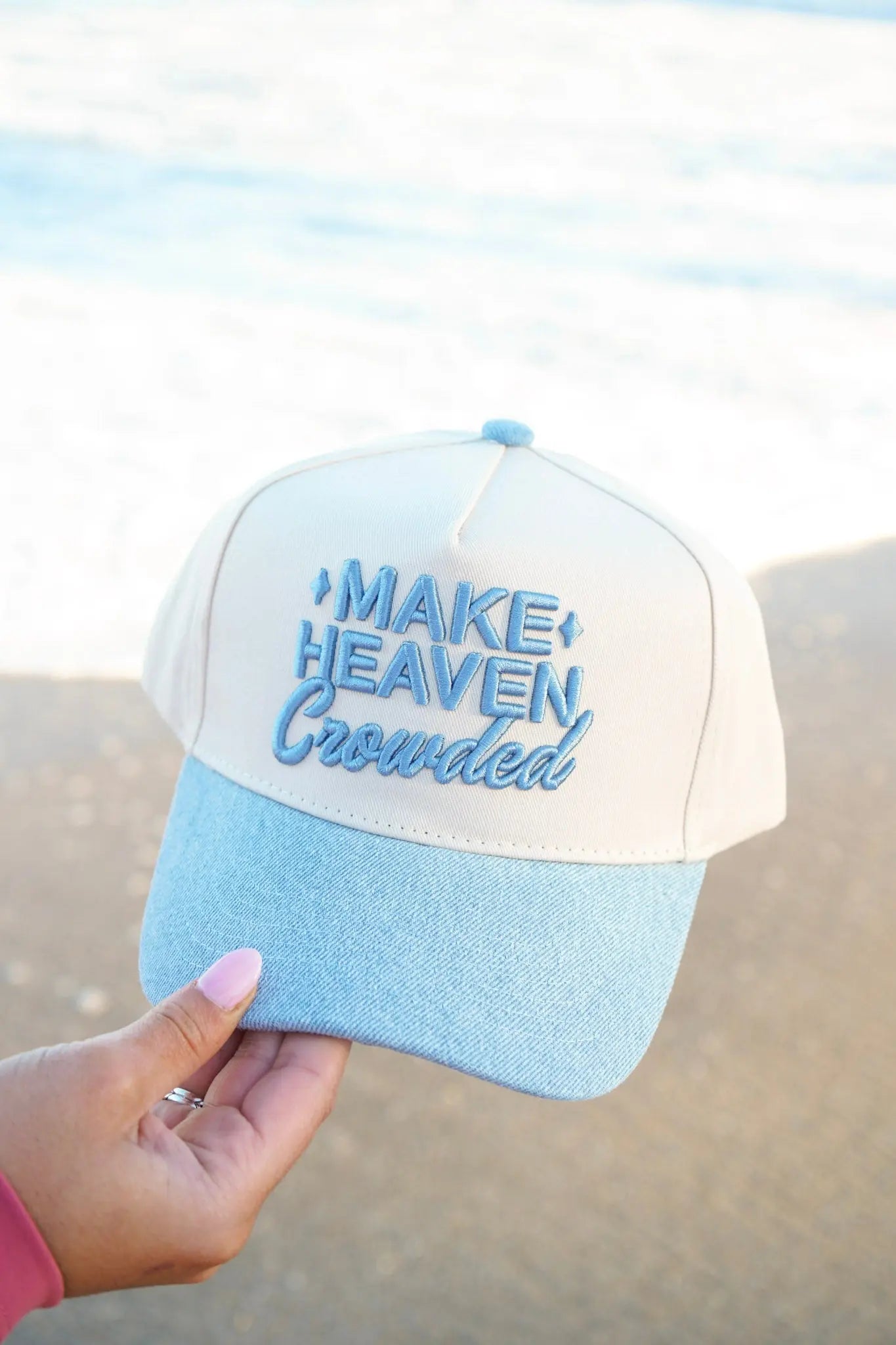 Make Heaven Crowded - Vintage Trucker Hat KenzKustomz