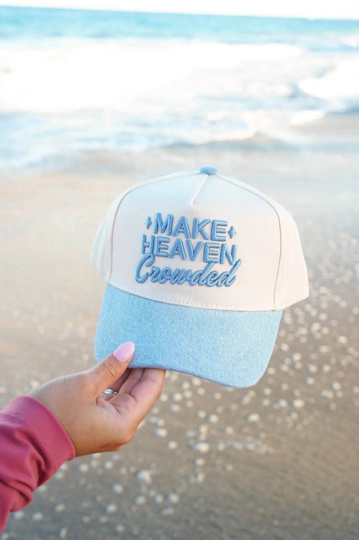 Make Heaven Crowded - Vintage Trucker Hat KenzKustomz