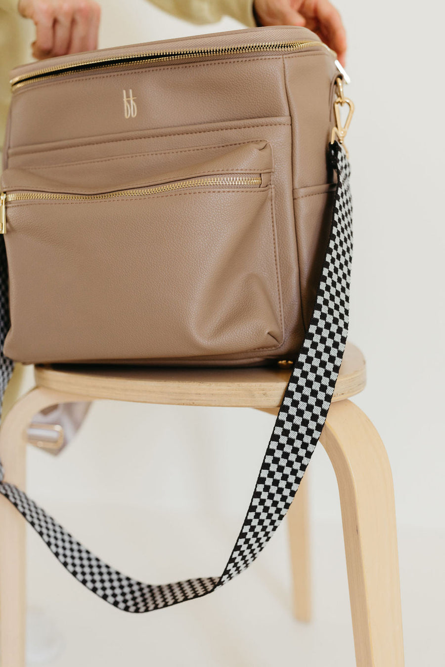 ff Diaper Bag | Taupe forever french baby