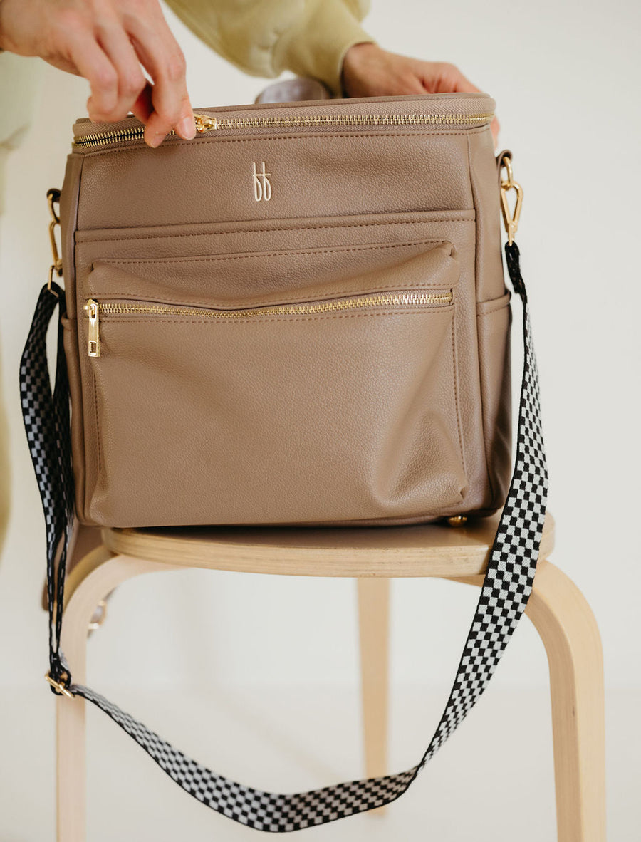 ff Diaper Bag | Taupe forever french baby