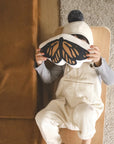 Butterfly Canvas Pillow | Handmade Artisan Decor