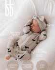 Bamboo Zip Pajamas | It's Bats! forever french baby