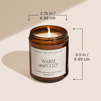 Luxury Getaway Soy Candle - Amber Jar - 9 oz