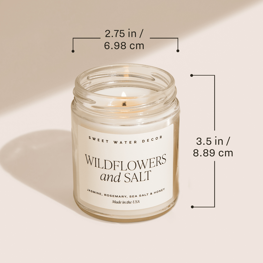 Game Day Green Soy Candle - Clear Jar - 9 oz Sweet Water Decor