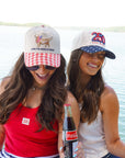 Living The American Dream - Red Gingham Hat KenzKustomz