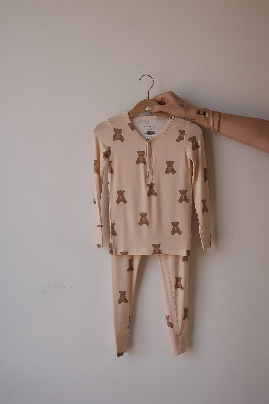 Bamboo Two Piece Pajamas | Lottie forever french baby