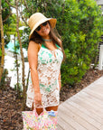 Raffia Bucket Hat with Charms