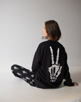 Women's Sweat Set | Midnight Skelly forever french baby