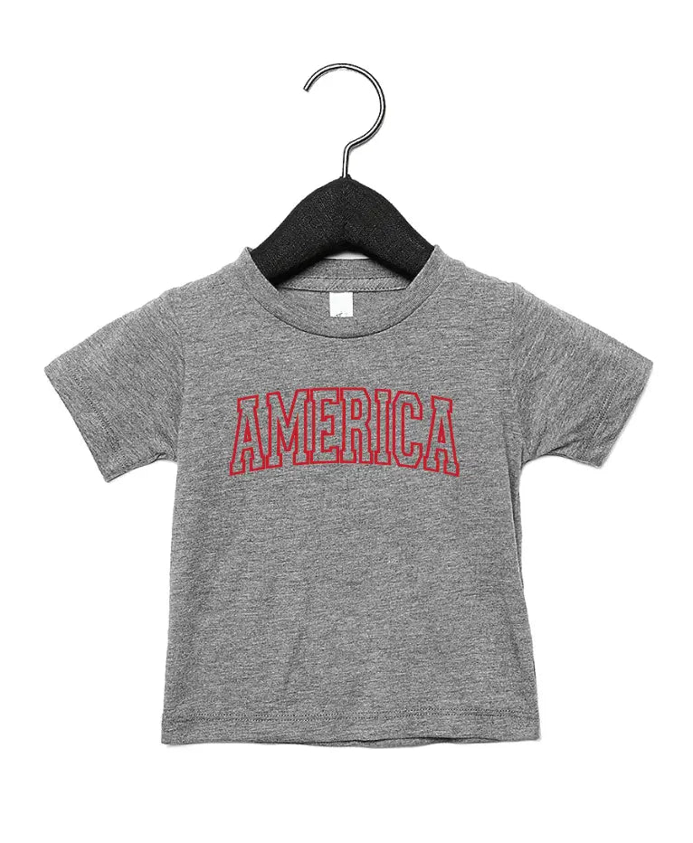 America Varsity Tee Saved by Grace Co.