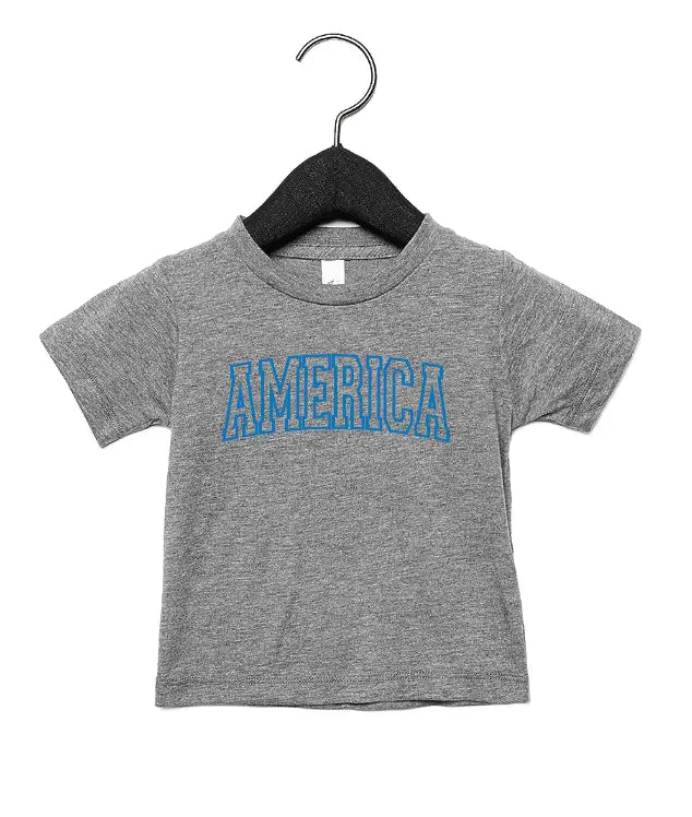 America Varsity Tee Saved by Grace Co.