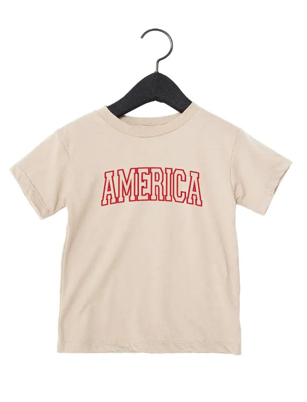 America Varsity Tee Saved by Grace Co.
