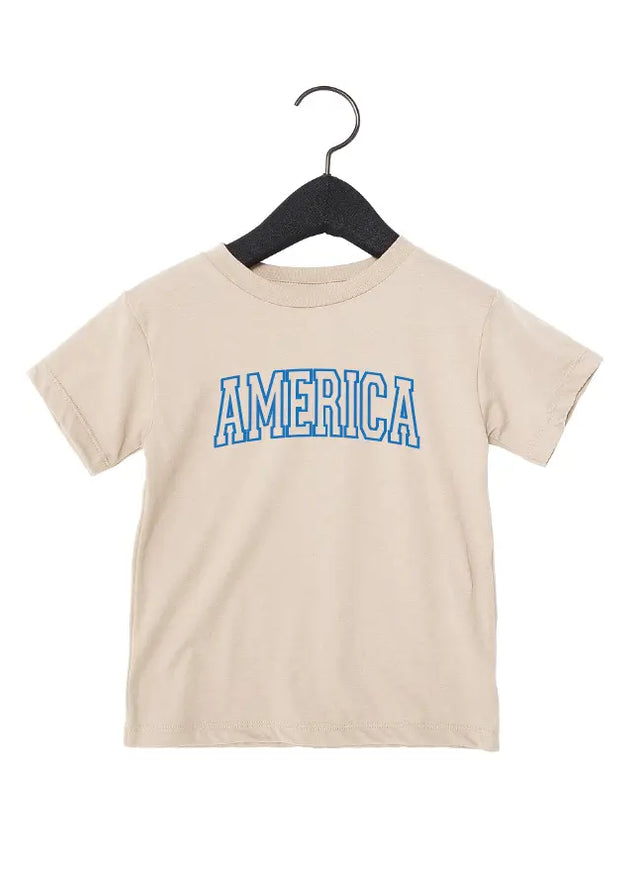 America Varsity Tee Saved by Grace Co.