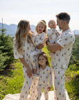 Men's Short Sleeve Pajamas | Santa Teddy forever french baby