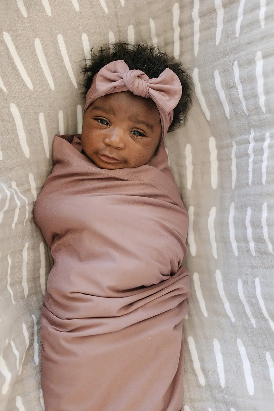 Dusty Rose Bamboo Head Wrap Mebie Baby