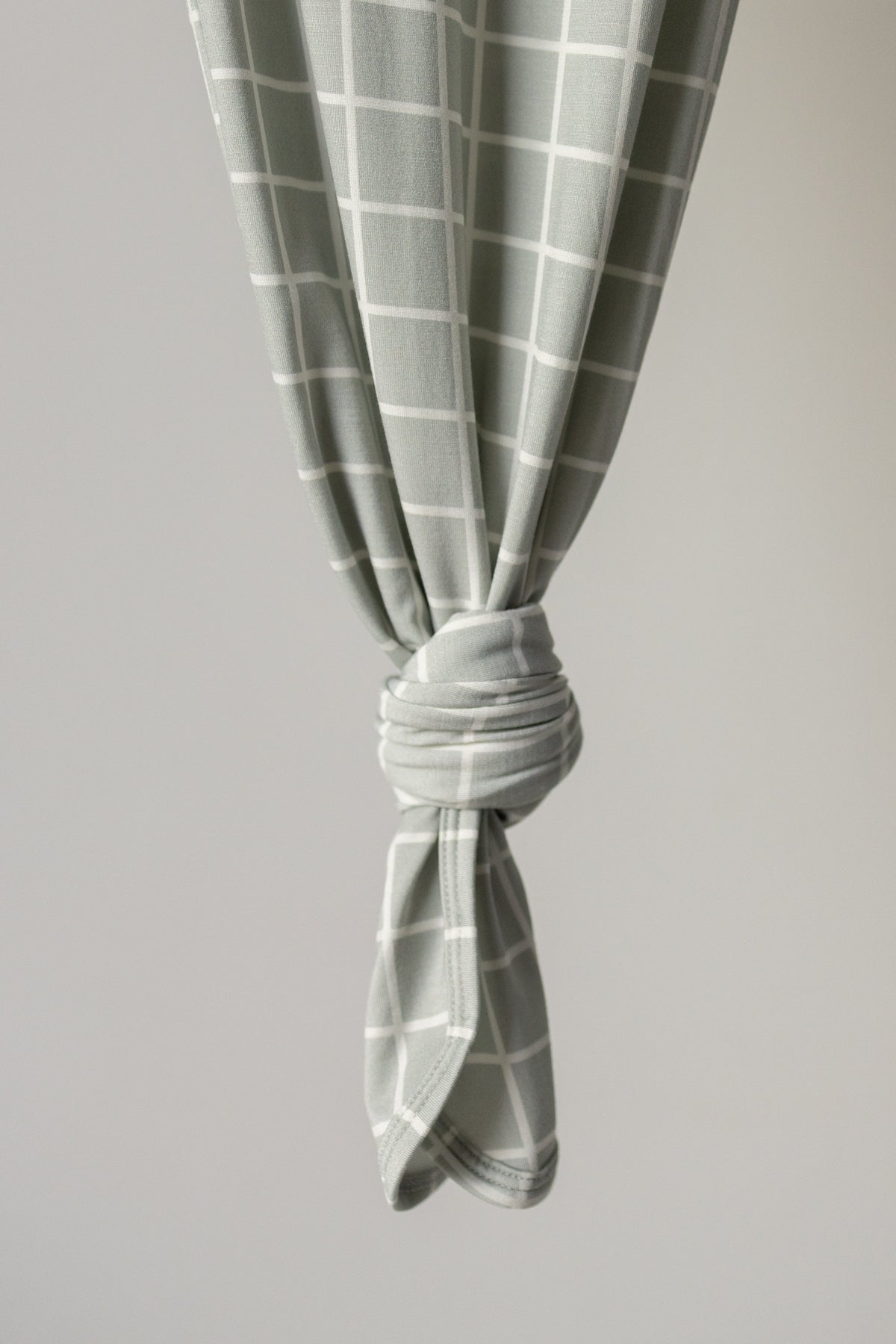 Bamboo Knotted Gown | Foggy Grid forever french baby