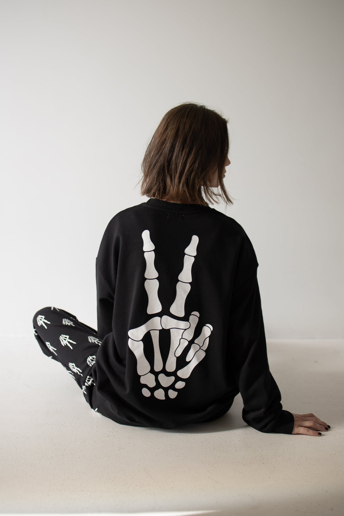 Women's Sweat Set | Midnight Skelly forever french baby