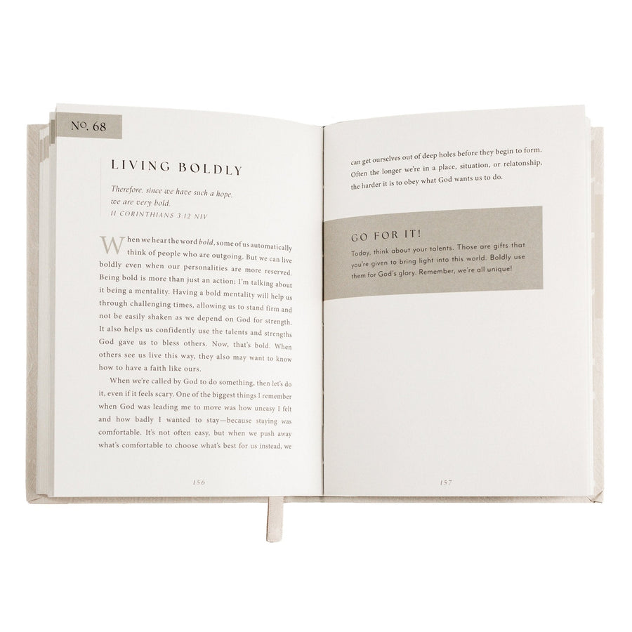 Go For It: 90 Devotions to Boldly Live the Life God Created for You Sweet Water Decor