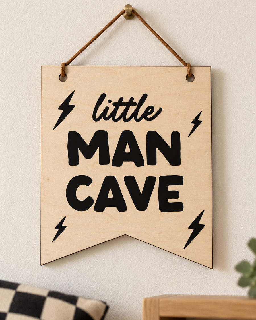 Little Man Cave Pendant Saved by Grace Co.