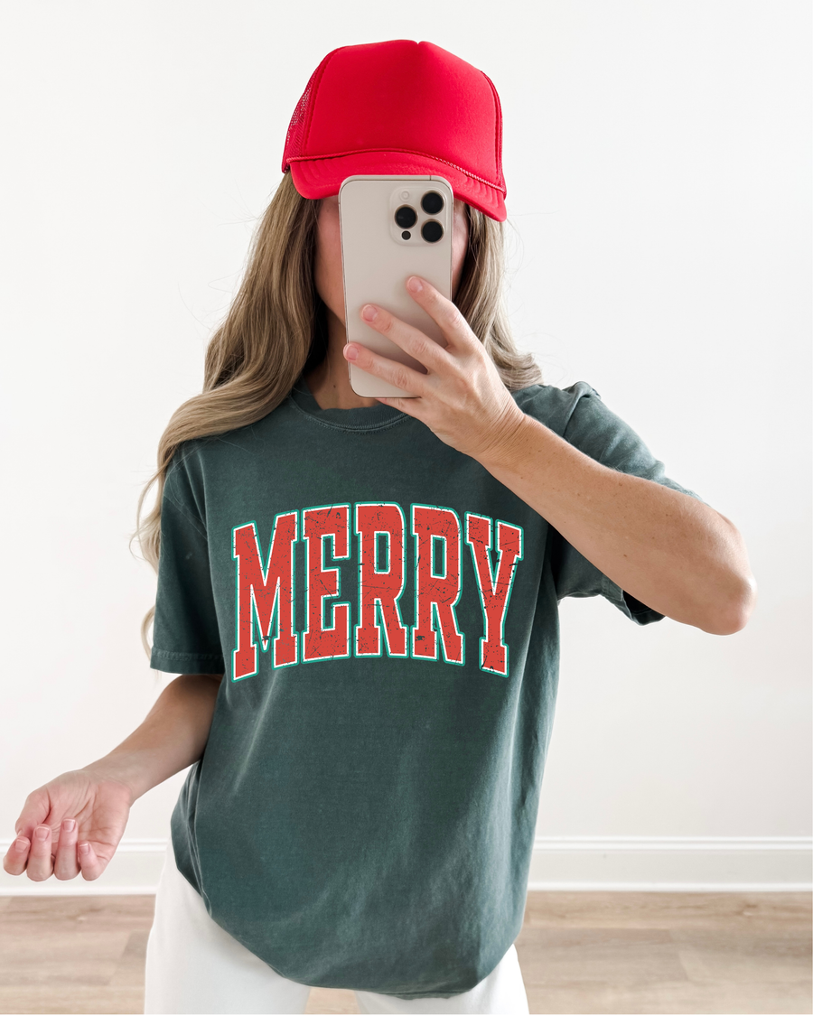 Merry Varsity Tee SBG Co.