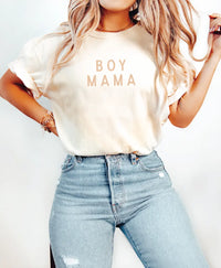 Boy Mama Minimal Tee Saved by Grace Co.