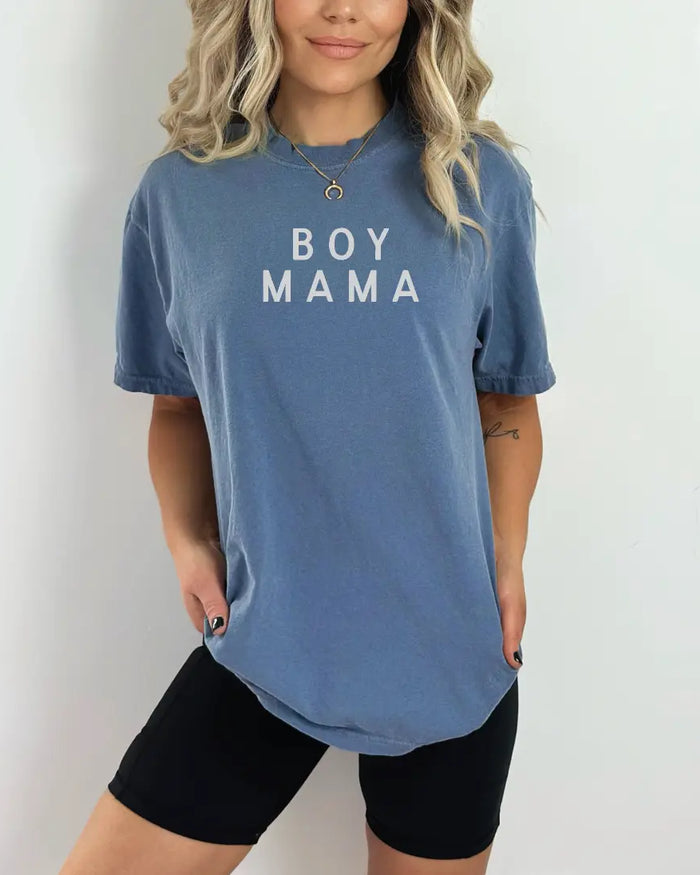Boy Mama Minimal Tee Saved by Grace Co.
