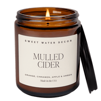 Mulled Cider Soy Candle - Amber Jar - 9 oz