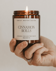 Cinnamon Rolls Soy Candle - Amber Jar - 9 oz