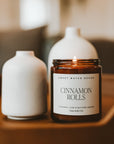 Cinnamon Rolls Soy Candle - Amber Jar - 9 oz