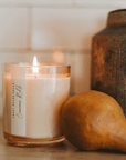 Cinnamon Rolls Soy Candle - Tinted Glass Jar - 12 oz