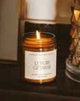 Luxury Getaway Soy Candle - Amber Jar - 9 oz