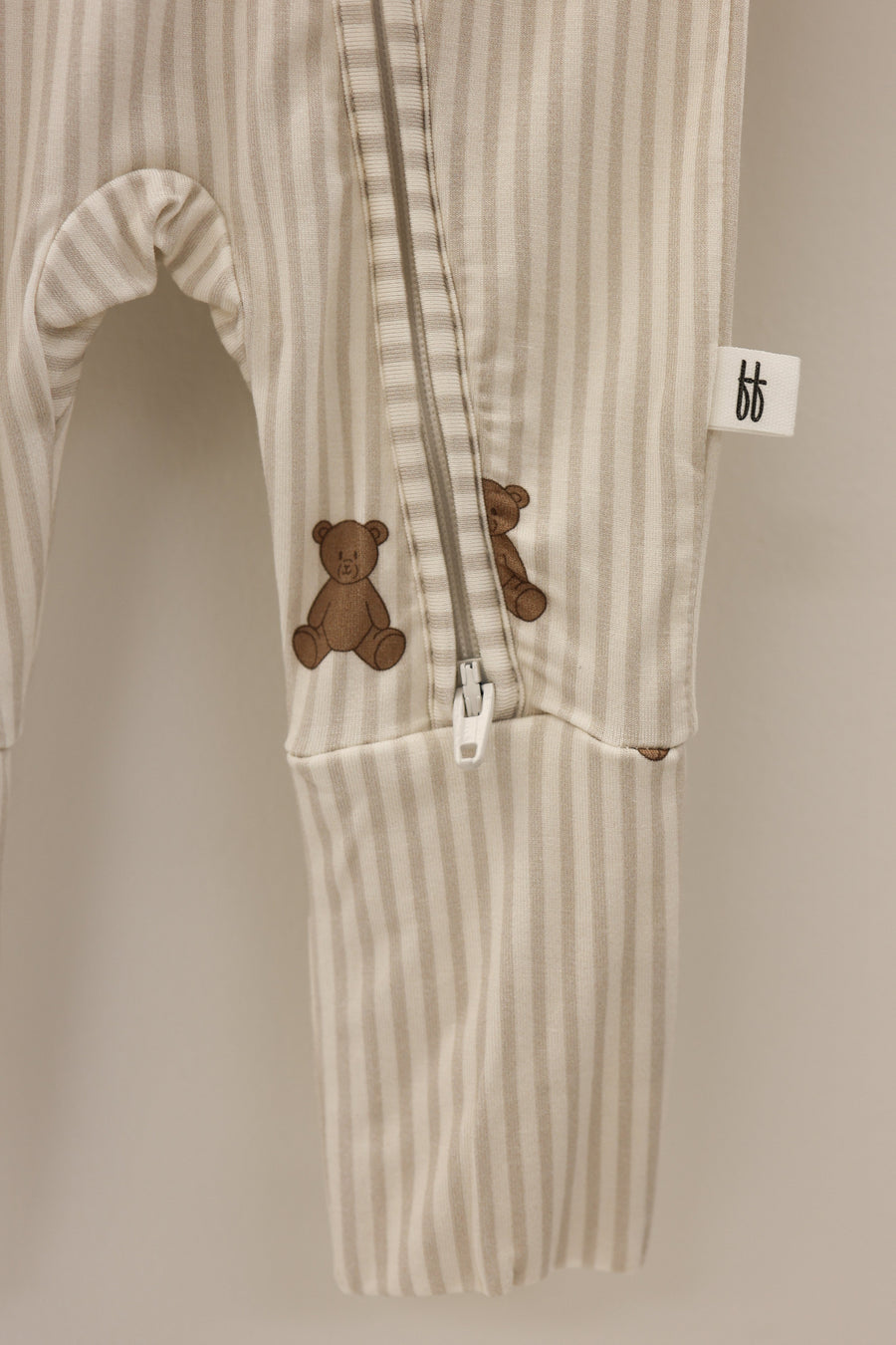 Bamboo Zip Pajamas | Teddy forever french baby