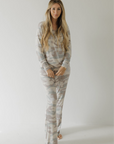 Women's Long Sleeve Bamboo Pajama | Camo