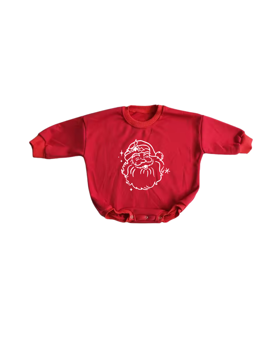 Whimsical Santa Bubble Romper SBG Co.