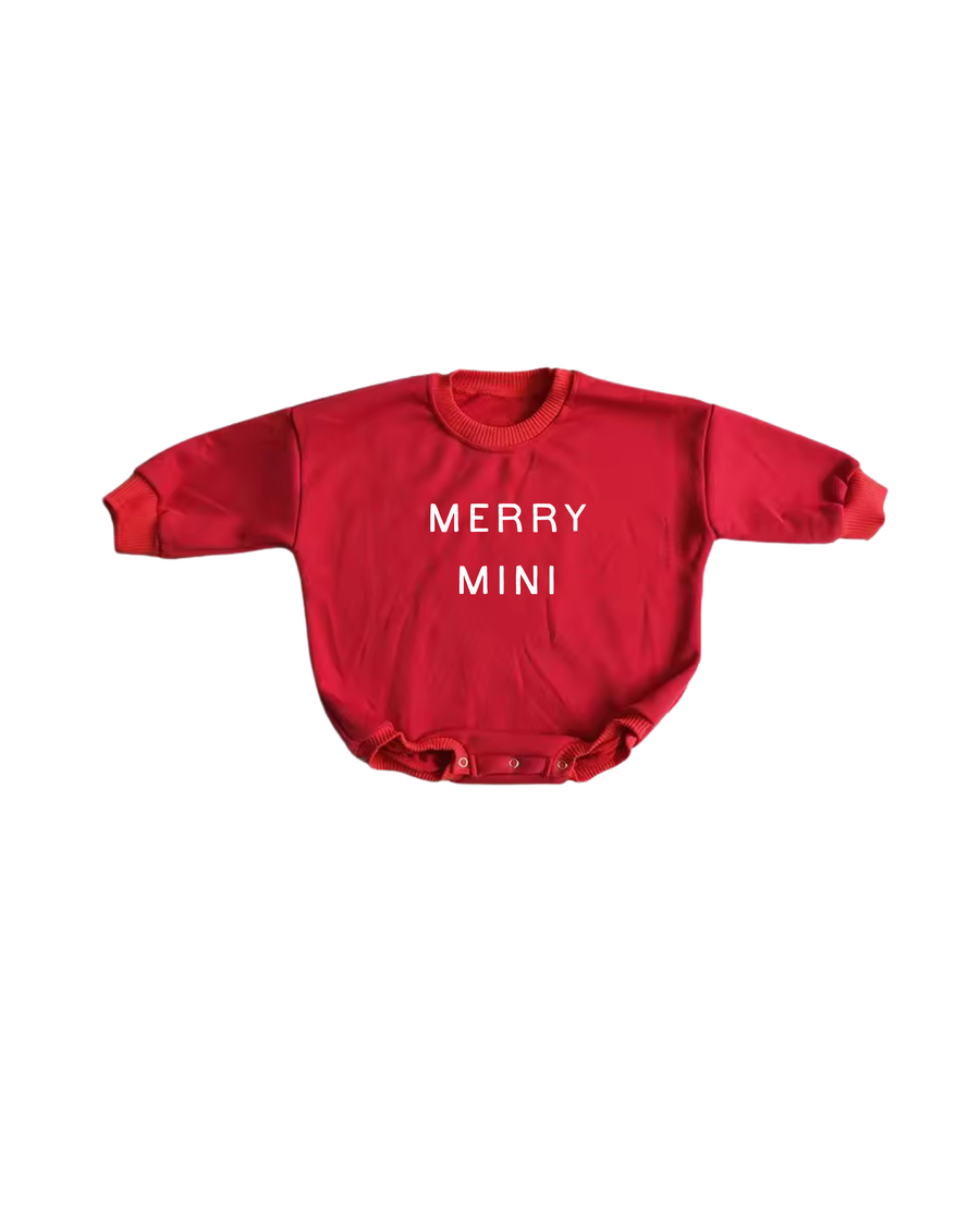 Merry Mini Bubble Romper SBG Co.
