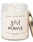 Girl Mama Soy Candle - Clear Jar - 9 oz (Wildflowers and Salt)