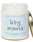 Boy Mama Soy Candle - Clear Jar - 9 oz (Palo Santo Patchouli)
