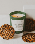 Christmas Cookies Soy Candle - Green Matte Jar - 15 oz (Sugar Cookies)