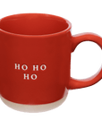 Ho Ho Ho 14oz. Red Stoneware Coffee Mug