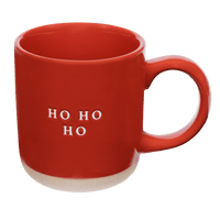 Ho Ho Ho 14oz. Red Stoneware Coffee Mug