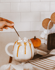 Cream Pumpkin 19oz. Figurine Coffee Mug