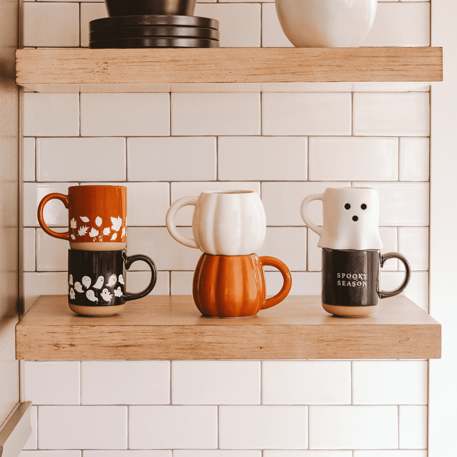 Orange Pumpkin 19 oz Figural Coffee Mug Sweet Water Decor