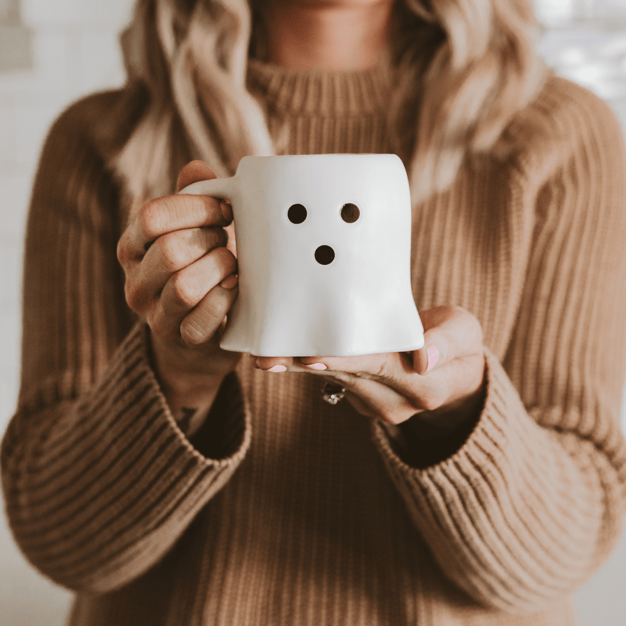 Ghost Face 12 oz Figural Coffee Mug Sweet Water Decor