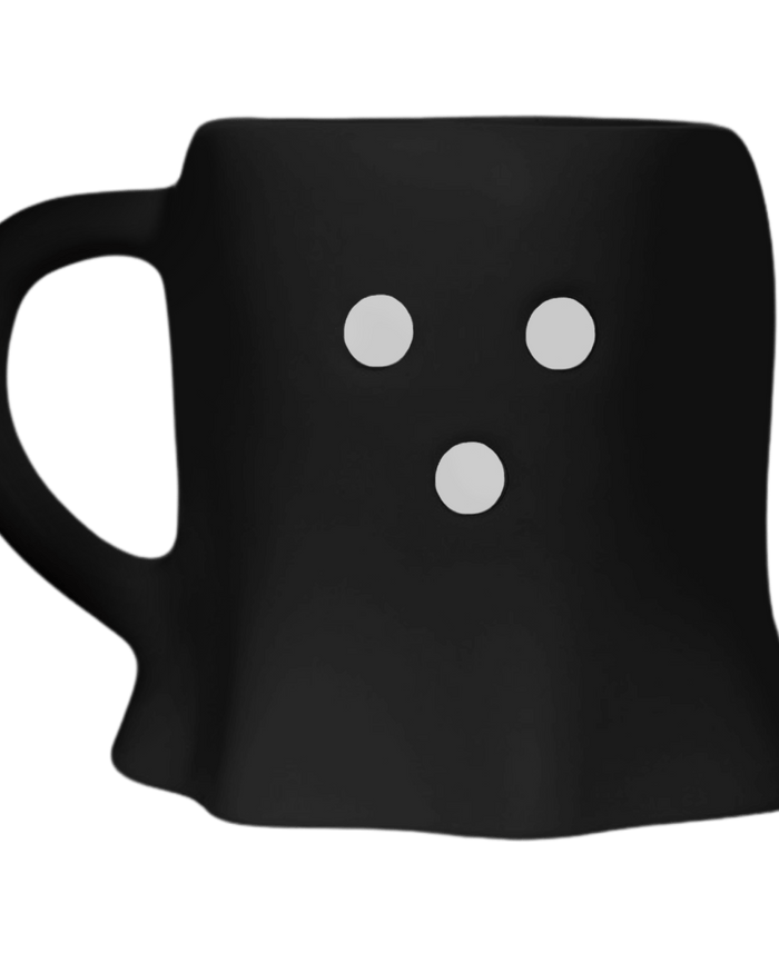 Black Ghost 12 oz Figural Coffee Mug Sweet Water Decor