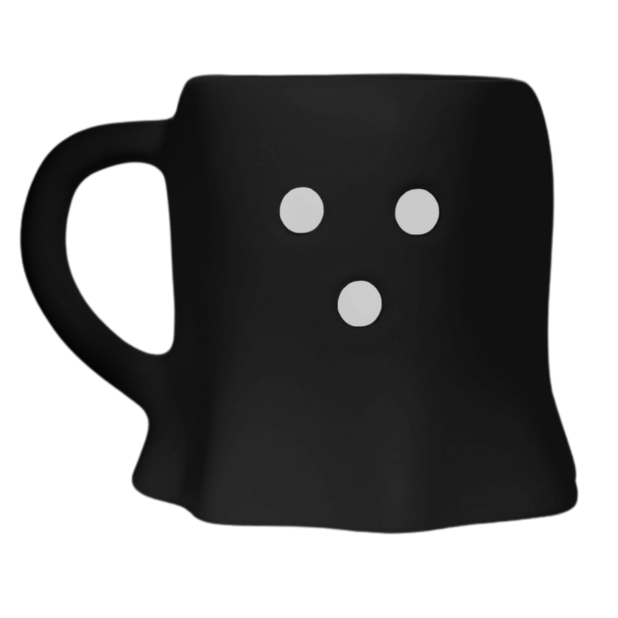 Black Ghost 12 oz Figural Coffee Mug Sweet Water Decor