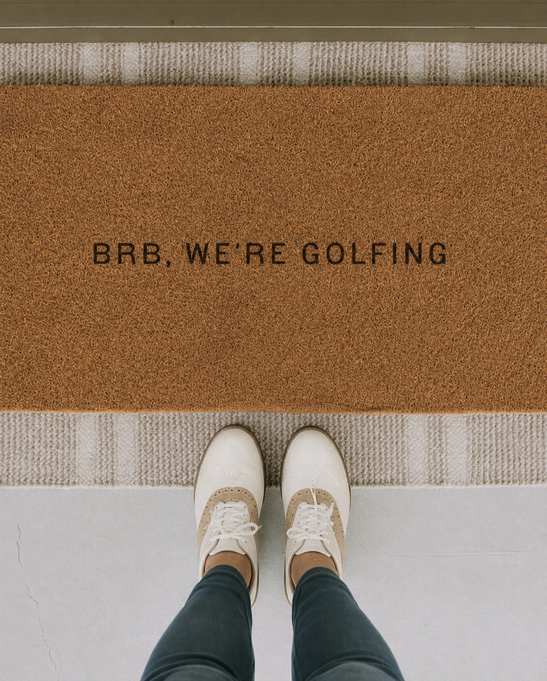 BRB, We're Golfing Doormat