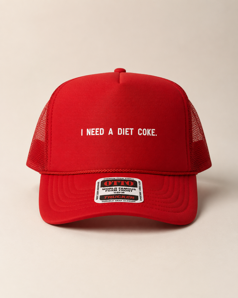 Diet Coke Minimal Trucker Hat SBG Co.