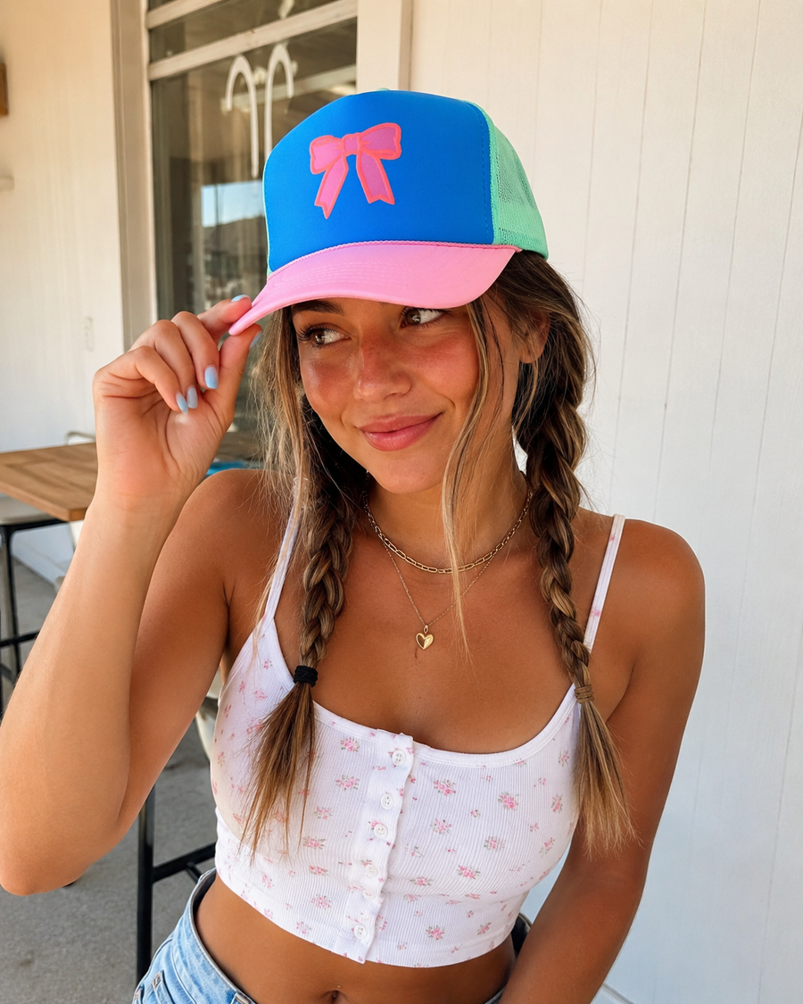 Preppy Bow Multi-Trucker Hat SBG Co.