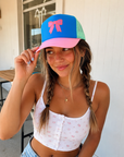 Preppy Bow Multi-Trucker Hat