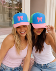 Preppy Bow Multi-Trucker Hat