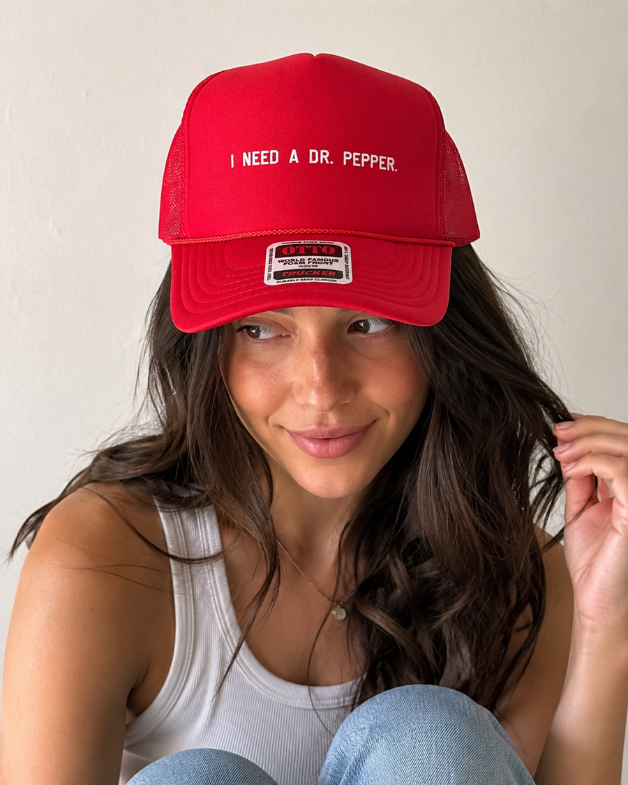 Dr. Pepper Minimal Trucker Hat SBG Co.